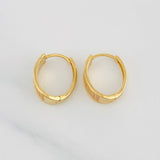 Hoop Earrings Tokio 2.85g / 1/2 in 18K Yellow Gold