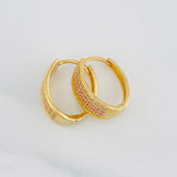 Hoop Earrings Tokio 2.85g / 1/2 in 18K Yellow Gold