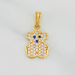 Pendant Bear Ts 1.4g / 3/4 in Yellow Gold 18K