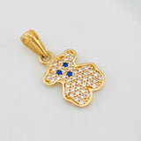 Pendant Bear Ts 1.4g / 3/4 in Yellow Gold 18K