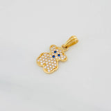 Pendant Bear Ts 1.4g / 3/4 in Yellow Gold 18K