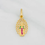 Pendant Virgin Guadalupe 1.4g / 1 in Yellow Gold 18K