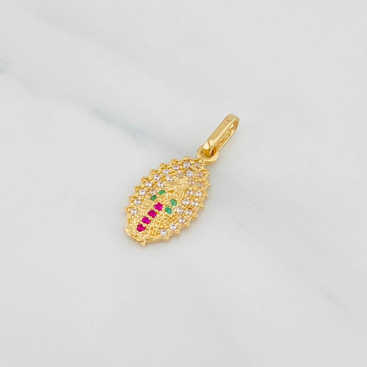 Pendant Virgin Guadalupe 1.4g / 1 in Yellow Gold 18K