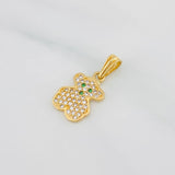 Pendant Bear Ts 1.4g / 3/4 in Yellow Gold 18K