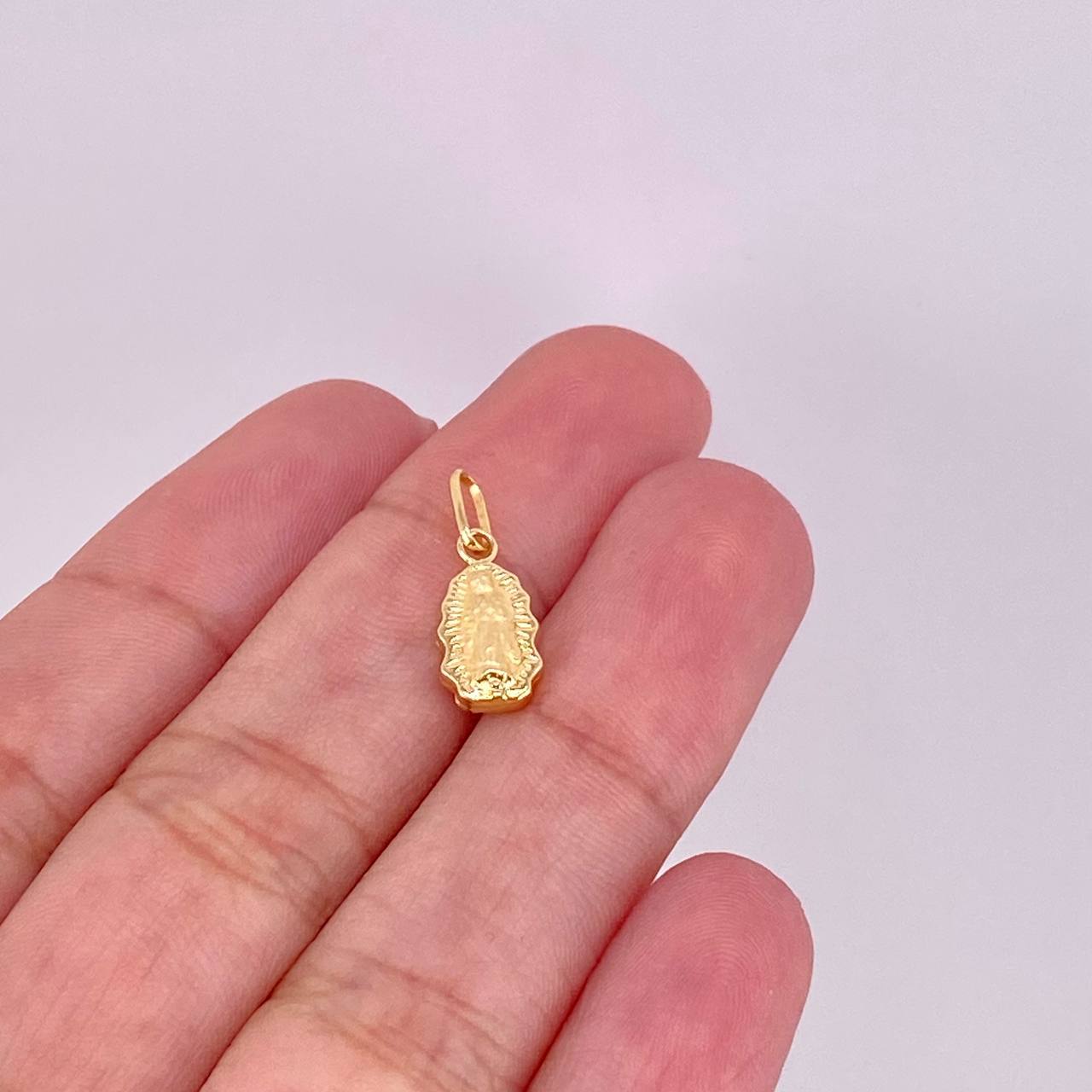 Dije Virgen de Guadalupe 0.35g / 3/4 in Oro Amarillo 18K