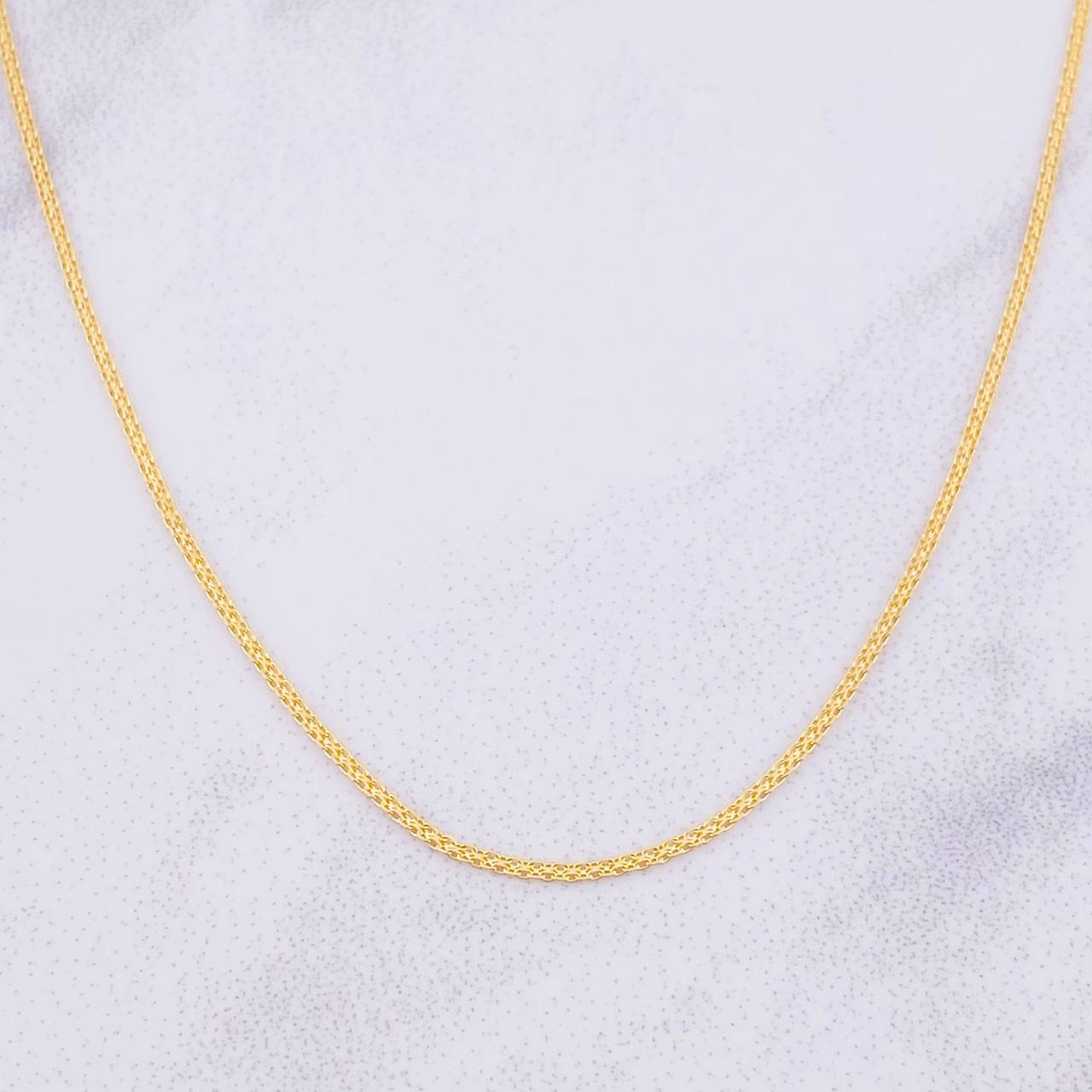 Bismark Chain 3.9g / 24 in / 1.7mm Yellow Gold 18K