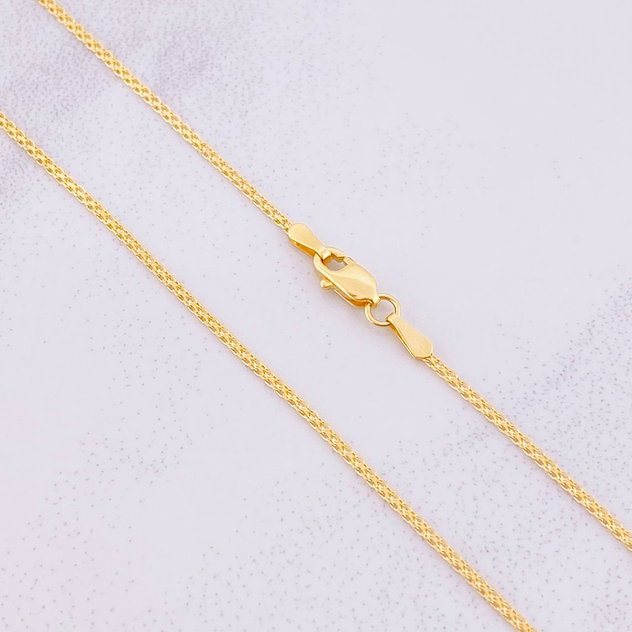 Cadena China 1.85gr / 17 3/4 in / 1.3mm Oro Amarillo +1 18K *