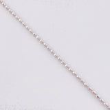 Cadena Militar Diamantada 8.35g / 24 in / 1.7mm Oro Blanco 18K