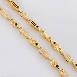 Rustic Chain Three-Dimensional Cylinders 54.3g / 26 in / 5.6mm Yellow Gold 18K