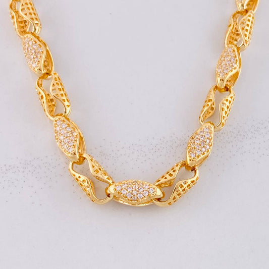 Cadena Rustica GC Doble 53.95g / 26 in / 5.7mm Oro Amarillo 18K