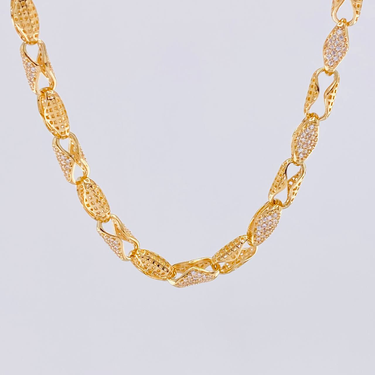Cadena Rustica GC Doble 53.95g / 26 in / 5.7mm Oro Amarillo 18K