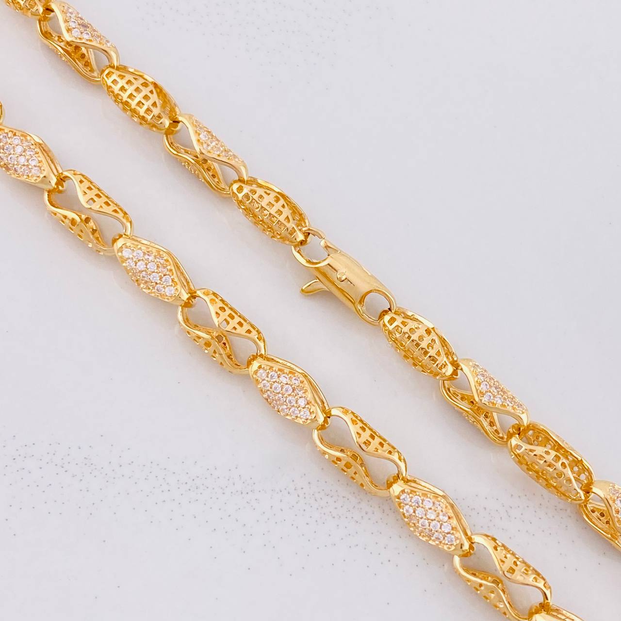 Cadena Rustica GC Doble 53.95g / 26 in / 5.7mm Oro Amarillo 18K