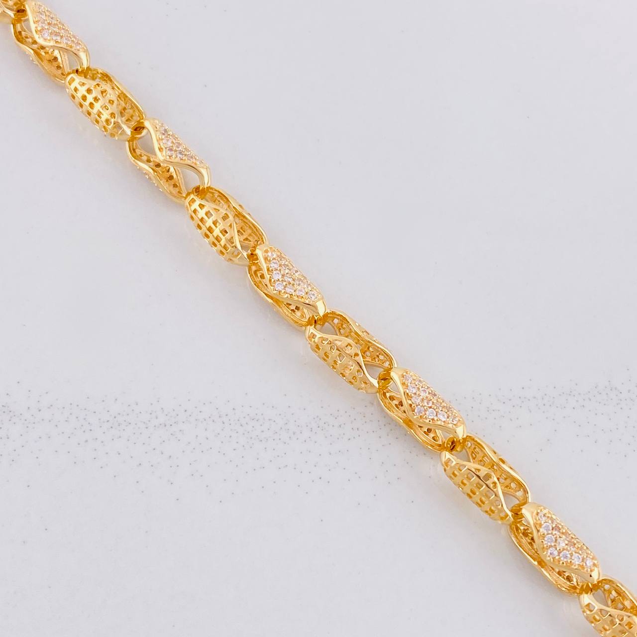 Cadena Rustica GC Doble 53.95g / 26 in / 5.7mm Oro Amarillo 18K