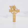 Dije Cruz Cristo Celta 14.15g / 2 1/2 in Oro Amarillo 18K