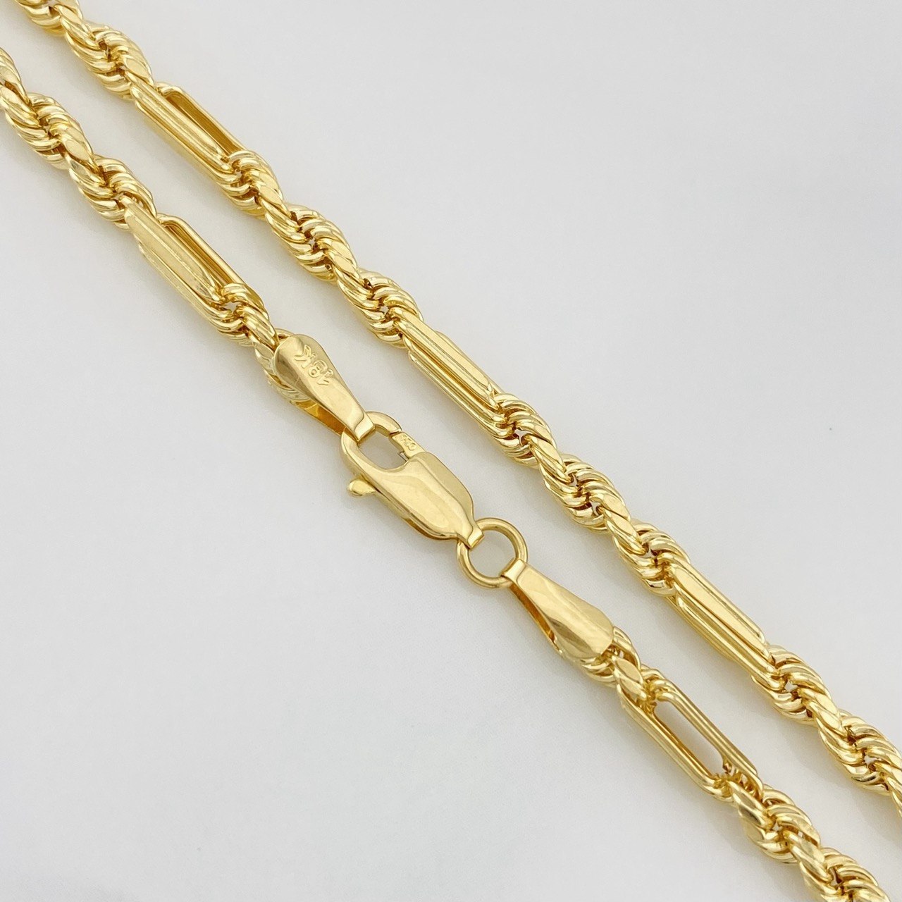 Special Rope Chain 8g / 24 in / 3mm Yellow Gold 18K