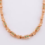 Cadena Rustico Barra 59.35g / 27 1/2 in / 5.9mm Oro Rosa 18K