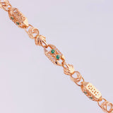 Cadena Rustico Barra 59.35g / 27 1/2 in / 5.9mm Oro Rosa 18K