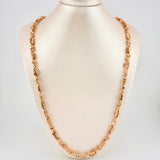 Cadena Rustico Barra 59.35g / 27 1/2 in / 5.9mm Oro Rosa 18K