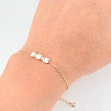 Classic Link Bracelet Clover 1.75g / 7 3/4 in / 0.6mm 18K Yellow Gold
