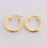 Candongas Arielle 1.2g / 1.9cm Oro Amarillo 18K