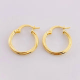 Candongas Arielle 0.9g / 1/2 in Oro Amarillo 18K