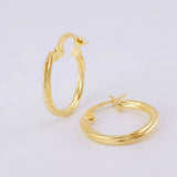 Candongas Arielle 0.9g / 1/2 in Oro Amarillo 18K