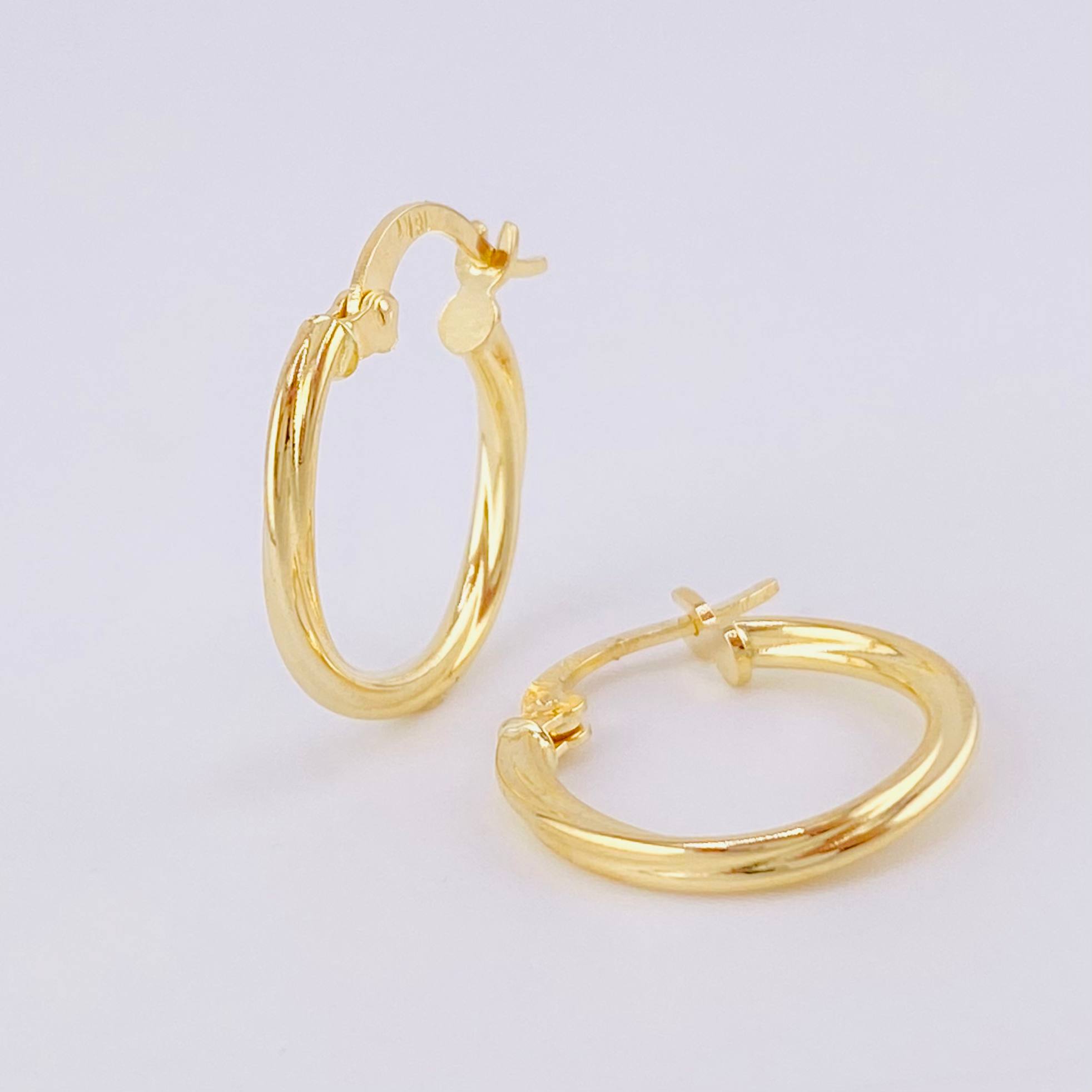 Candongas Arielle 1.4g / 2.2cm Oro Amarillo 18K