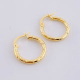 Hoop Earrings Maribel 1.25g / 3/4 in Yellow Gold 18K