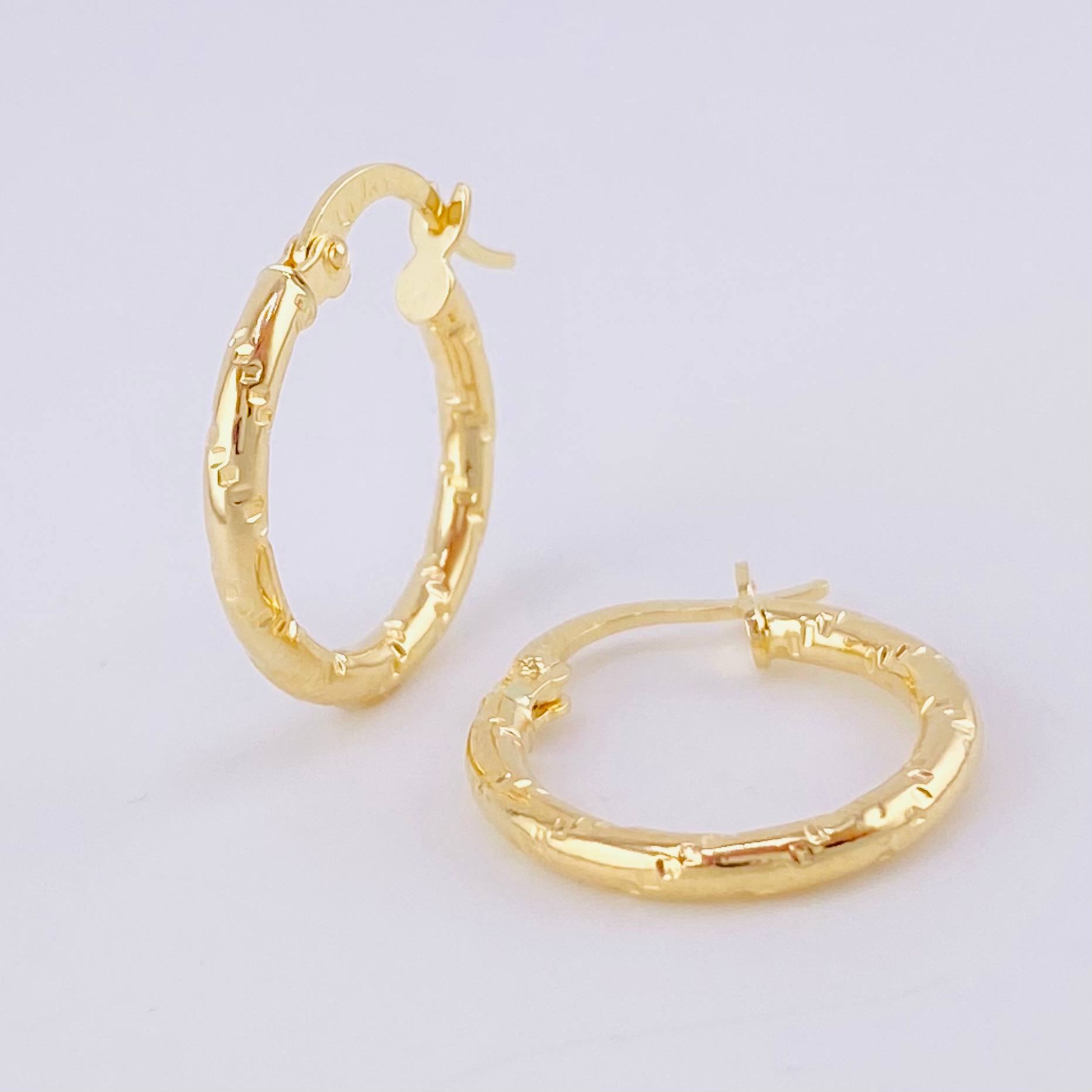 Candongas Maribel 1.25g / 3/4 in Oro Amarillo 18K
