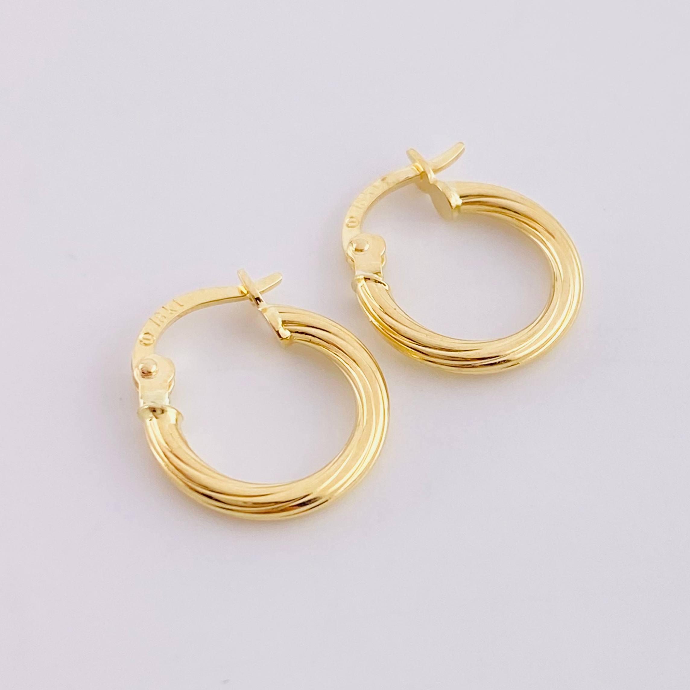 Candongas Arielle 1g / 1/2 in Oro Amarillo 18K
