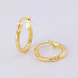 Candongas Arielle 1.05g / 1/2 in Oro Amarillo 18K