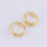 Candongas Nia 1.35g / 1.5cm Oro Amarillo 18K