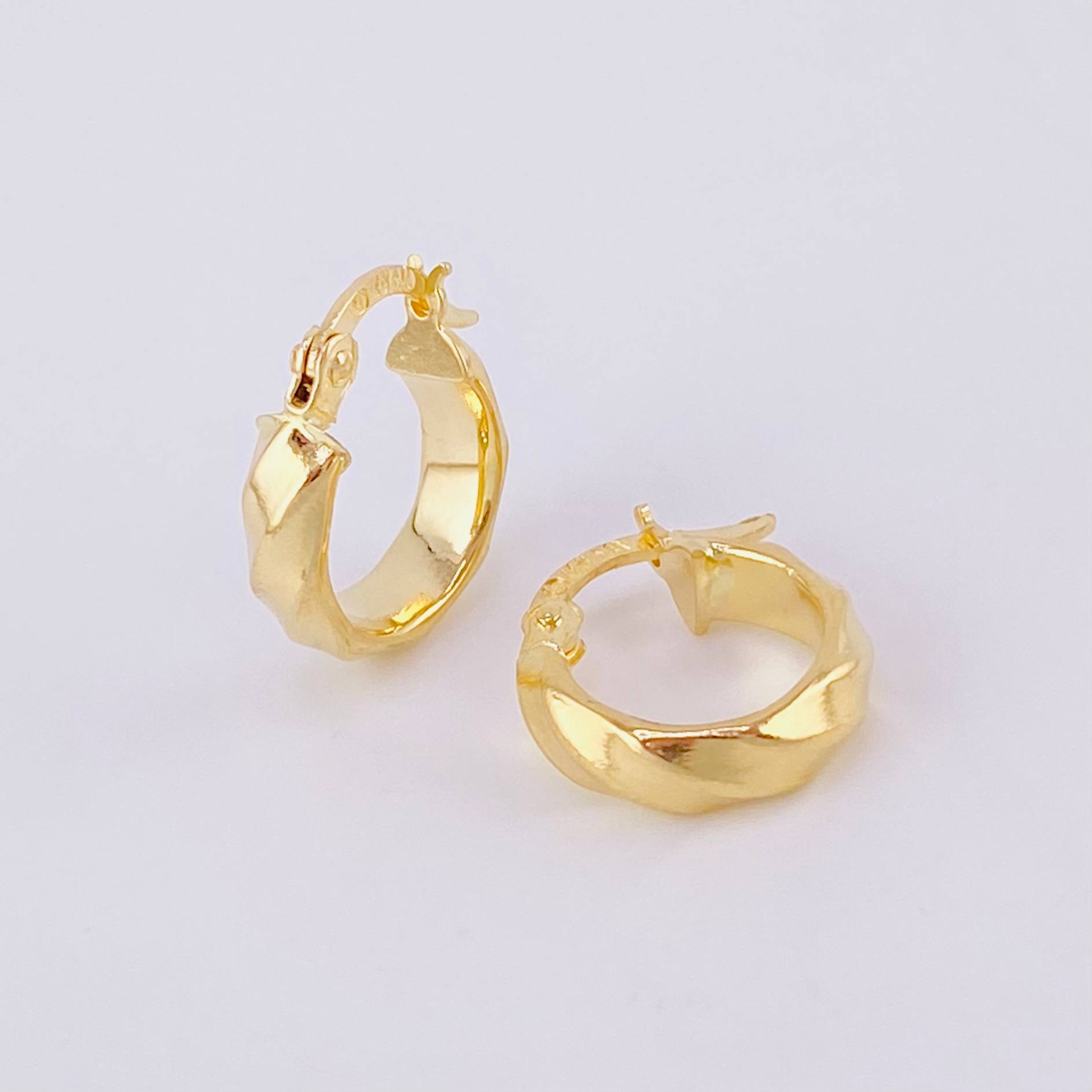 Candongas Nia 1.35g / 1.5cm Oro Amarillo 18K