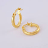 Candongas Zion 1g / 1/2 in Oro Amarillo 18K