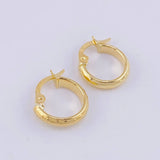 Candongas Burbuja 0.95g / 1/2 in Oro Amarillo 18K