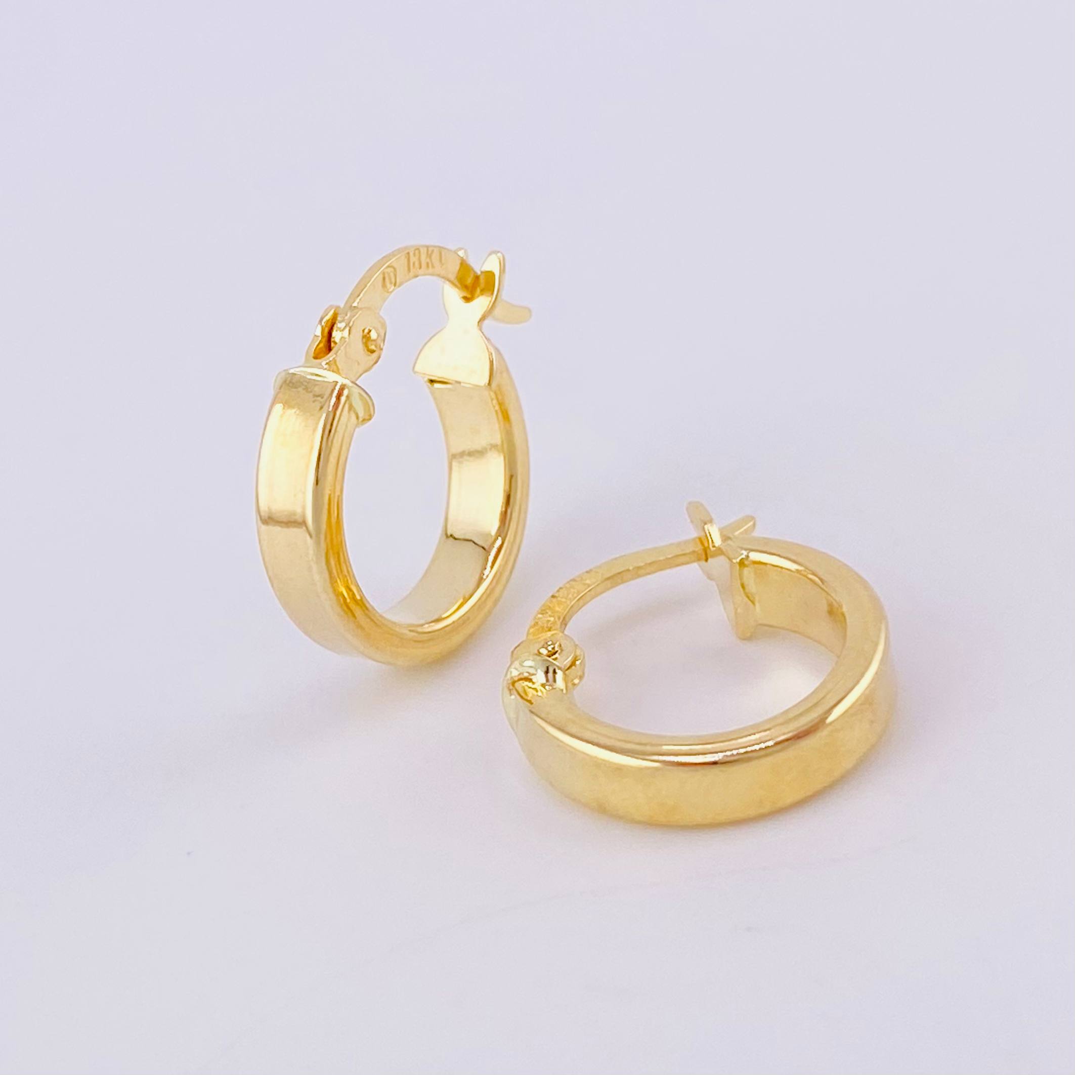 Candongas Fabi 1.25g / 1/2 in Oro Amarillo 18K