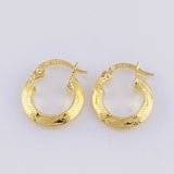 Candongas Ciri 1.3g / 1.5cm Oro Amarillo 18K