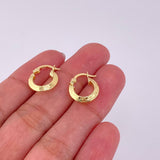 Candongas Ciri 1.3g / 1.5cm Oro Amarillo 18K