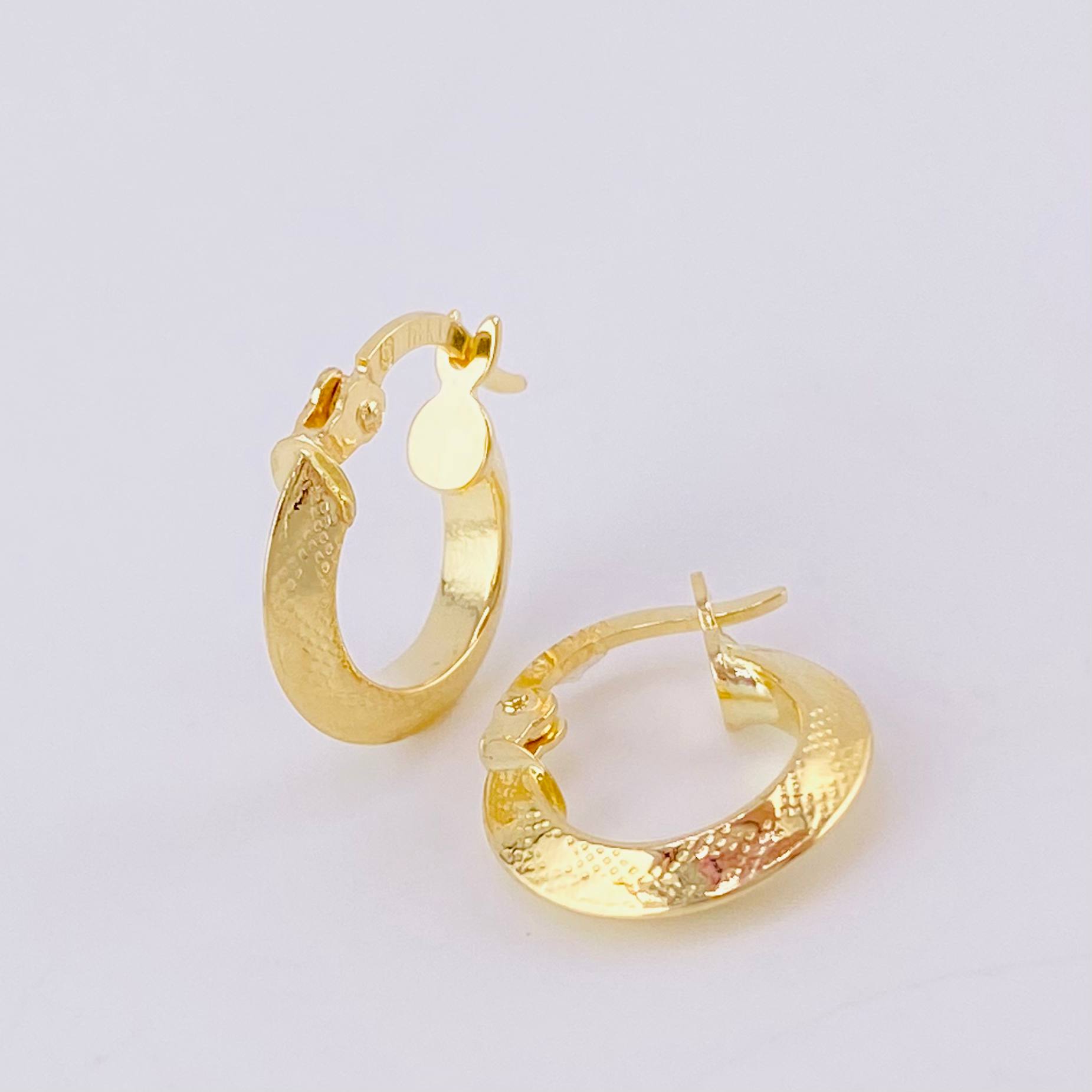 Candongas Ciri 1.3g / 1.5cm Oro Amarillo 18K
