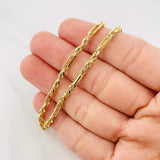 Cadena Lazo Especial 7.95g / 24 in / 3mm Oro Amarillo 18K