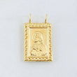 Dije Escapulario Corazon De Jesus 1.7gr / 1 in / Oro Amarillo 18K