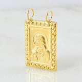 Dije Escapulario Corazon De Jesus 1.7gr / 1 in / Oro Amarillo 18K