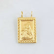 Dije Escapulario Virgen Del Carmen 1.65gr / 1 in / Oro Amarillo 18K