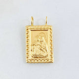 Dije Escapulario Virgen Del Carmen 1.65gr / 1 in / Oro Amarillo 18K