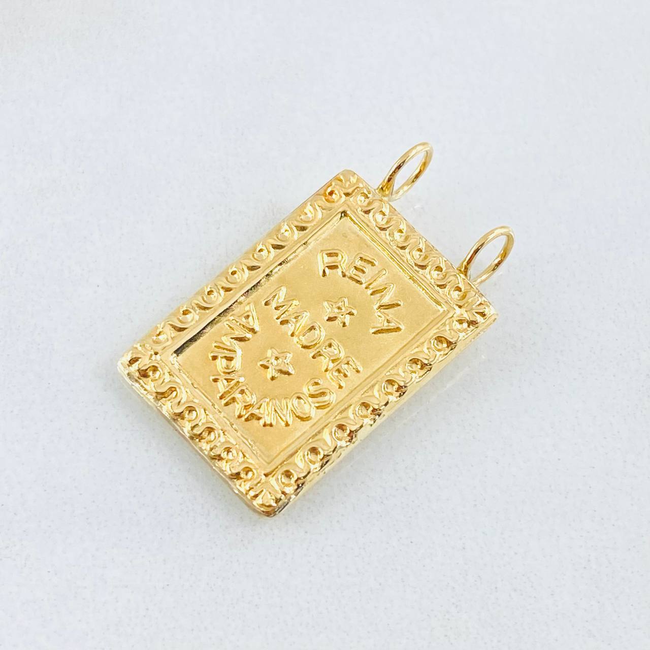 Dije Escapulario Virgen Del Carmen 1.65gr / 1 in / Oro Amarillo 18K
