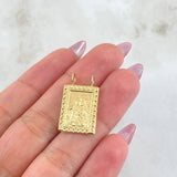 Dije Escapulario Virgen Del Carmen 1.65gr / 1 in / Oro Amarillo 18K