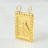 Dije Escapulario Virgen Del Carmen 1.65gr / 1 in / Oro Amarillo 18K
