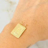 Dije Escapulario Virgen Del Carmen 1.75gr / 1 in / Oro Amarillo 18K *