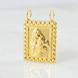 Dije Escapulario Doble Faz 1.4gr / 3/4 in / Oro Amarillo 18K *
