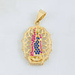 Dije Virgen Guadalupe 3.7gr / 1 1/4 in / Oro Amarillo 18K